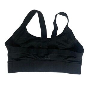 CALIA Women's Sports Bra Pure Black WAX31309 Size Medium